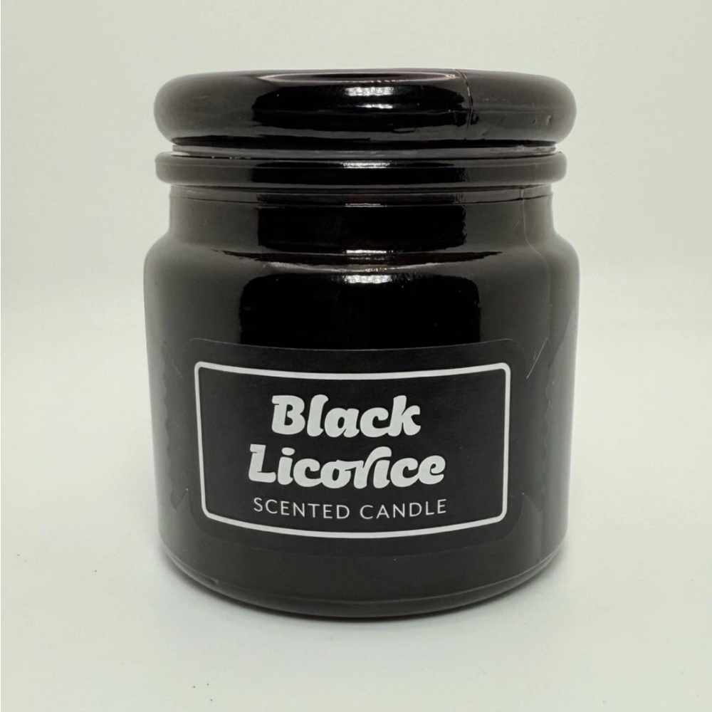 Black Licorice Scented Candle – Limited World Market Halloween Jar – New
